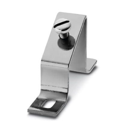 Phoenix Contact DIN Rail Mounting Bracket - Angled; BG/SH; Silver